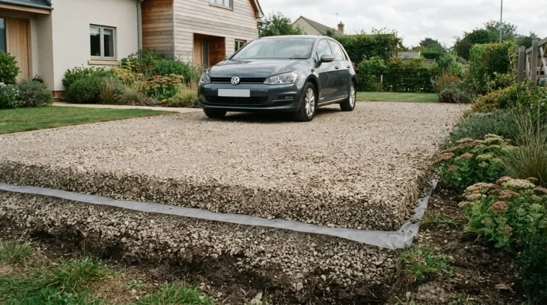 quelle épaisseur de calcaire pour une allée ?
